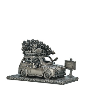 Driving Home for Christmas Ornament