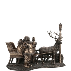 Santa in the Countryside Ornament