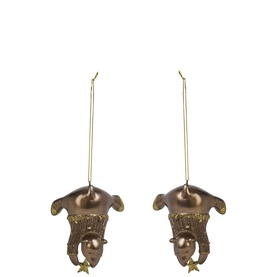 Christmas Polar Bear & Star Tree Ornament