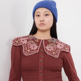 Cable Knit Logo Beanie Hat