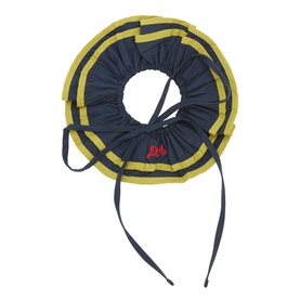 Piping Tie Hair Scrunchie