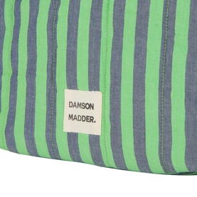 Stripe Quilted Cosmetic Bag