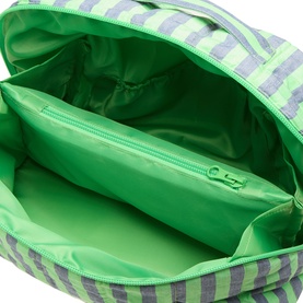 Stripe Quilted Cosmetic Bag