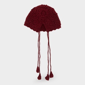 Floral Crochet Bonnet