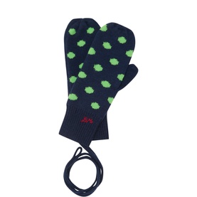 Polka Dot Logo String Mittens
