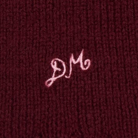 Tassel Hooded Logo Scarf
