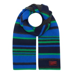 Rene Logo Striped Wrap Scarf