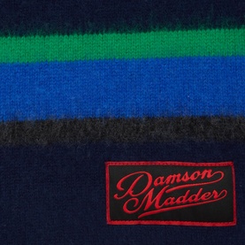 Rene Logo Striped Wrap Scarf