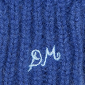 Cable Knit Logo String Mittens
