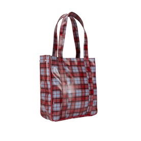 Multi Check Market Tote Bag