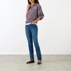 The Pencil High-Rise Straight Leg Jeans