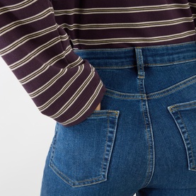 The Pencil High-Rise Straight Leg Jeans