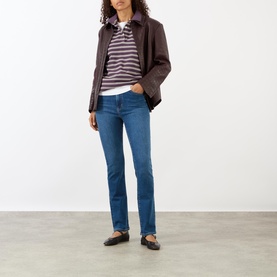 The Pencil High-Rise Straight Leg Jeans