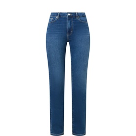The Pencil High-Rise Straight Leg Jeans