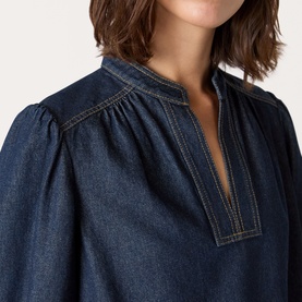 Denim Shift Mini Dress