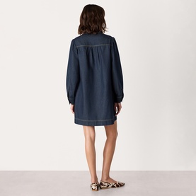 Denim Shift Mini Dress
