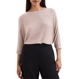 Cristine Metallic Knit Sweater