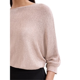 Cristine Metallic Knit Sweater