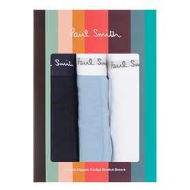 Three-Pack Assorted Logo Boxers