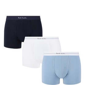 Three-Pack Assorted Logo Boxers