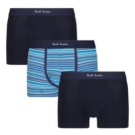 Three-Pack Mixed Striped Boxers