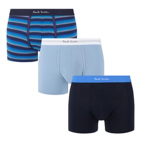 Three-Pack Assorted Logo Boxers