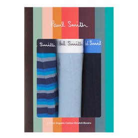 Three-Pack Assorted Logo Boxers