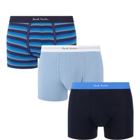 Three-Pack Assorted Logo Boxers
