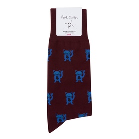 Miro Cat Print Socks