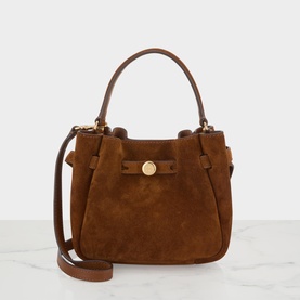 Romy Mini Suede Bucket Bag