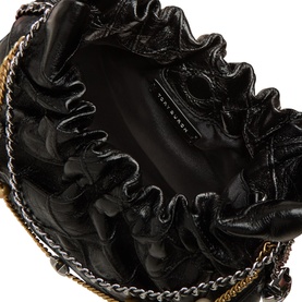 Distressed Fleming Drawstring Hobo Bag