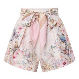 Rebellion High-Rise Floral Shorts