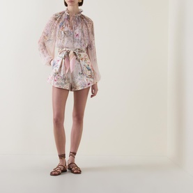 Rebellion High-Rise Floral Shorts