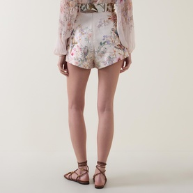 Rebellion High-Rise Floral Shorts