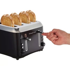 Addison 4 Slice Toaster Black