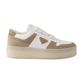 Downtown Bold Leather Ande Suede Trainers