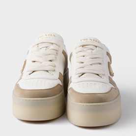 Downtown Bold Leather Ande Suede Trainers