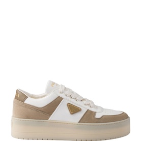 Downtown Bold Leather Ande Suede Trainers