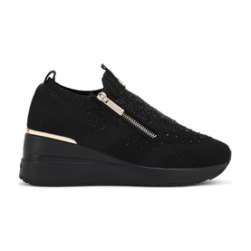 High Rise Zip Knit Trainers