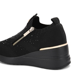High Rise Zip Knit Trainers