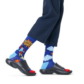 Flying Super Dad Socks