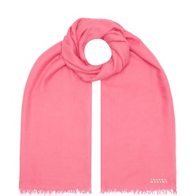 Alette Logo Cashmere Scarf
