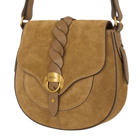 Altay Small Suede Satchel Bag