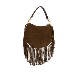 Oskan Soft Zip Fringed Shoulder Bag