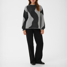 Wilma Patterned Knitted Sweater