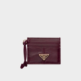 Logo Leather Card Holder