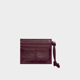 Logo Leather Card Holder