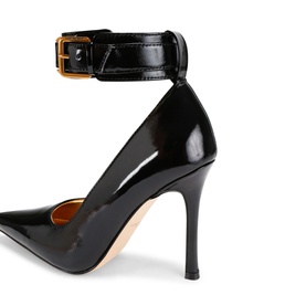 Mansion Ankle-Strap Heeled Courts
