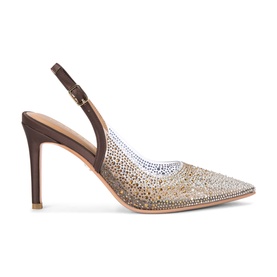 Positano Vinyl Sling-Back Heels