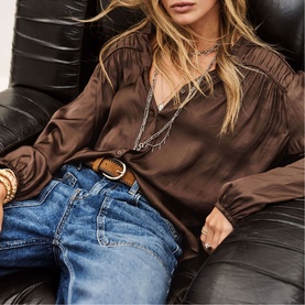 Cessia Shirred Blouse
